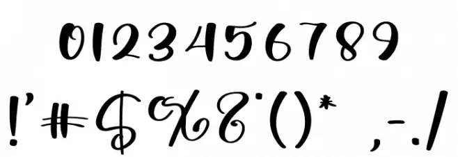 The Upstand Font OTHER CHARS