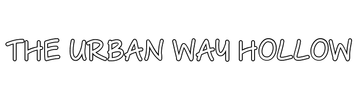 The Urban Way Hollow  Free Fonts Download