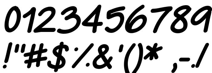 The Urban Way Italic Font OTHER CHARS