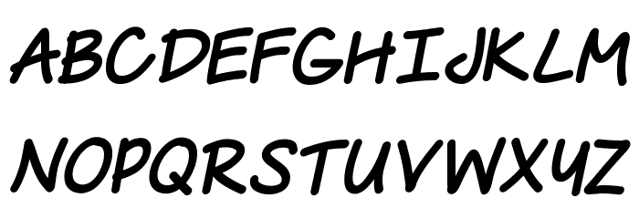 The Urban Way Italic Font LOWERCASE