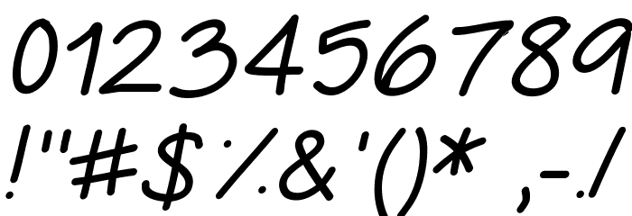 The Urban Way Thin Italic Font OTHER CHARS