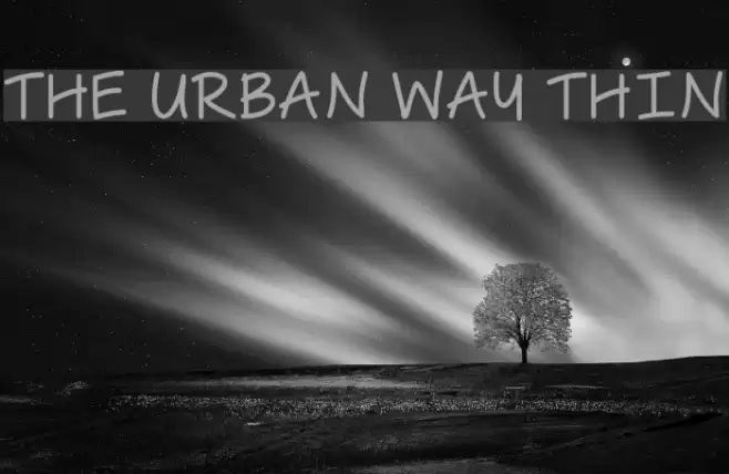 The Urban Way Thin  examples