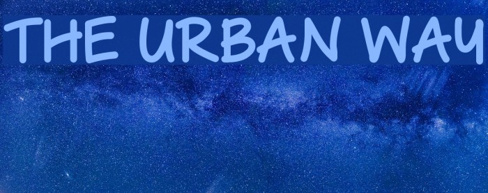 The Urban Way फ़ॉन्ट examples