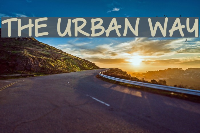 The Urban Way फ़ॉन्ट examples