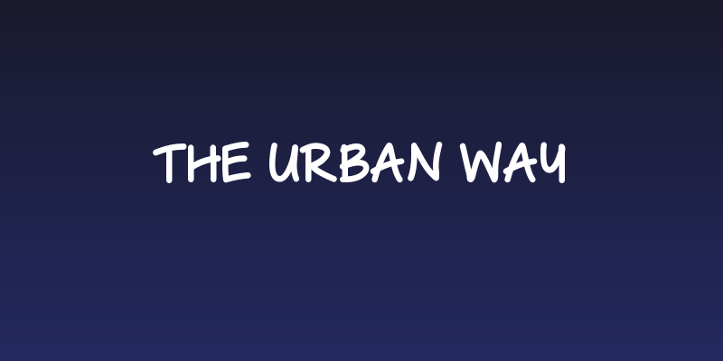 The Urban Way Social Header