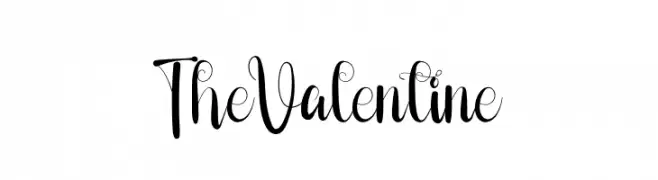 The Valentine  フリーフォントのダウンロード