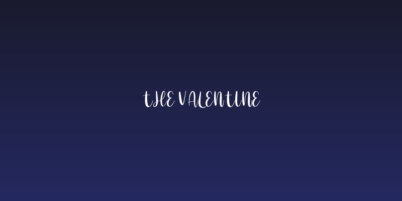 The Valentine Social Header