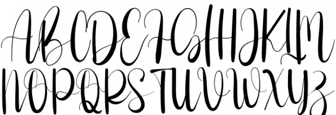 The Valentine Schriftart Groß
