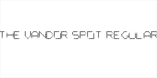 The Vandor Spot Regular Logo
