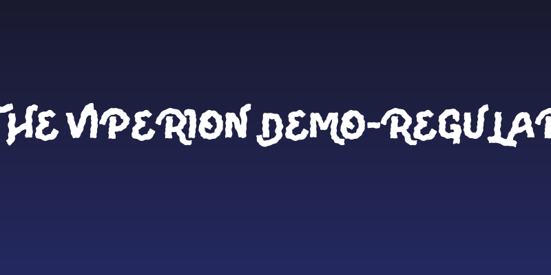 The Viperion DEMO-Regular Social Header