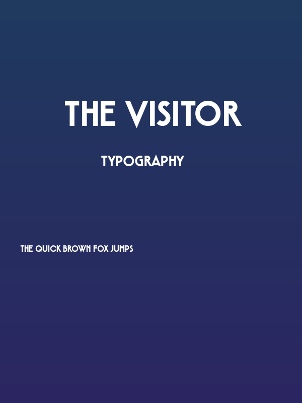 The Visitor Poster