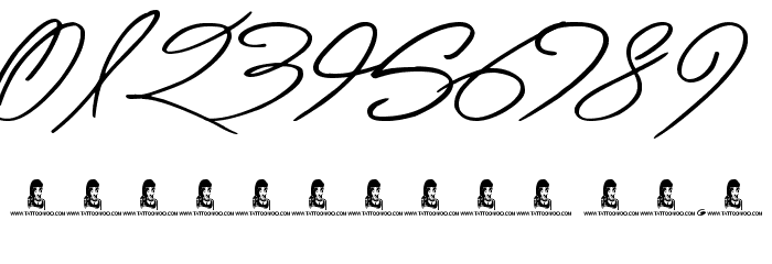 The Waddys Font OTHER CHARS