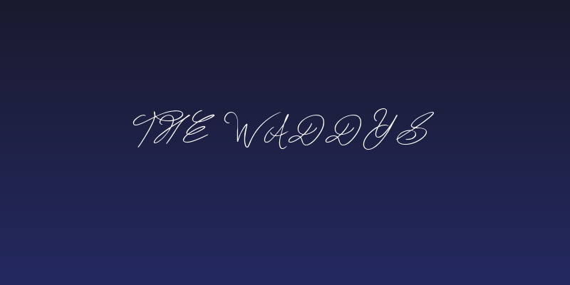 The Waddys Social Header