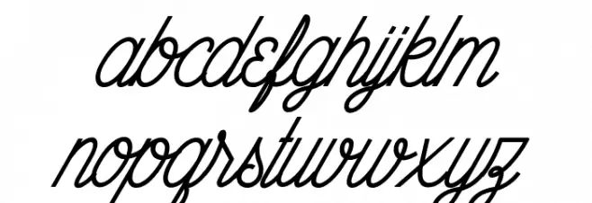 The Wahhabi Script Bold Cond Polices MINUSCULES