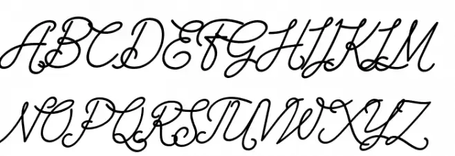 The Wahhabi Script Bold Italic Schriftart Groß