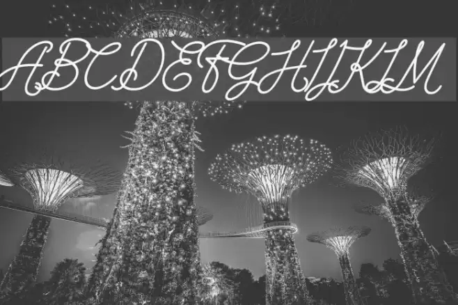 The Wahhabi Script Bold Italic Font examples