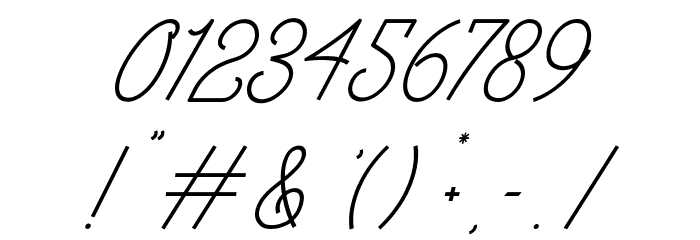 The Wahhabi Script Condensed Alt Font OTHER CHARS