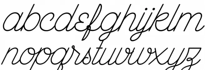The Wahhabi Script Slant Fuentes MINÚSCULAS