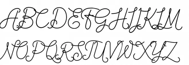 The Wahhabi Script Schriftart Groß