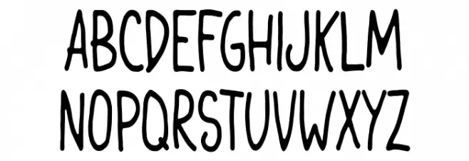 The Wanderer 字体 大写