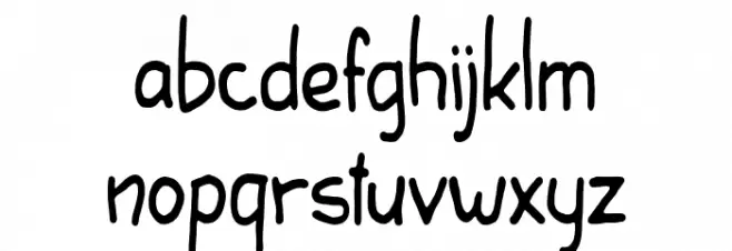 The Wanderer 字体 小写