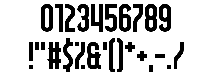 The Wastes of Space Font OTHER CHARS