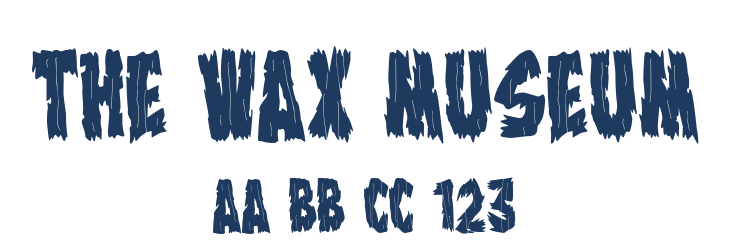 The Wax Museum Font Preview