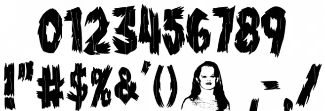 The Wax Museum फ़ॉन्ट अन्य घर का काम