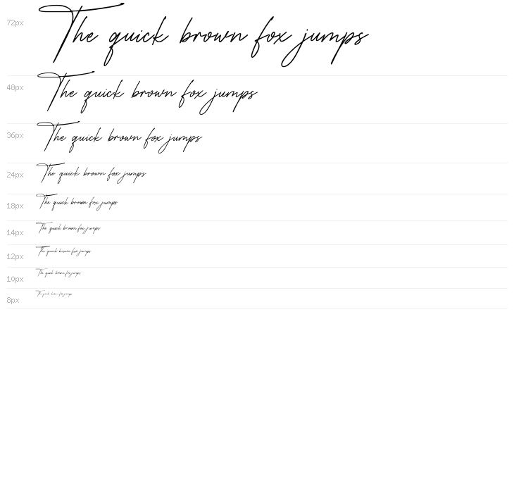 The Wedding Signature Regular Waterfall