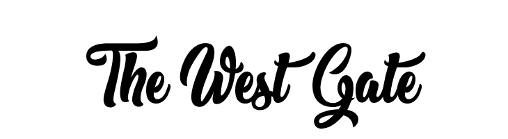 The West Gate  font caratteri gratis