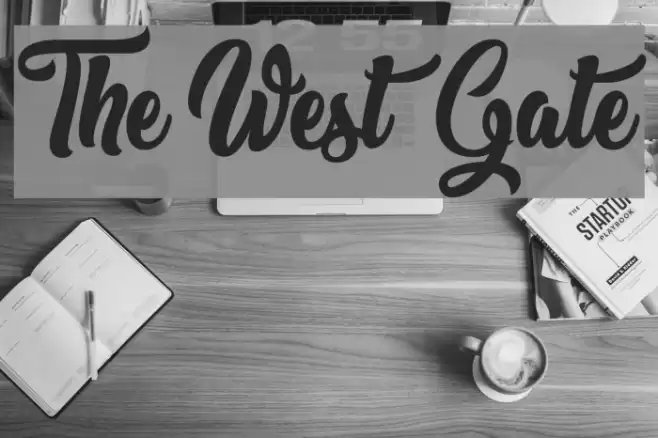 The West Gate Font examples