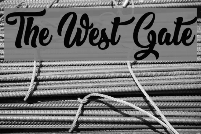 The West Gate Font examples