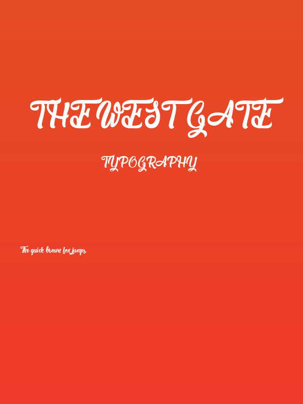 The West Gate Poster