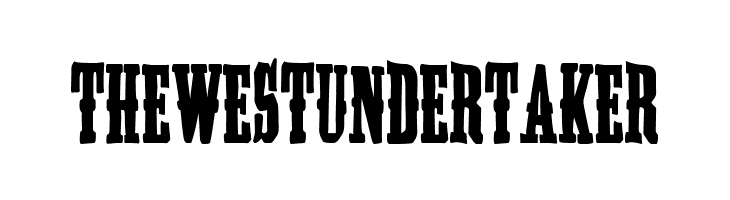 The West Undertaker Font