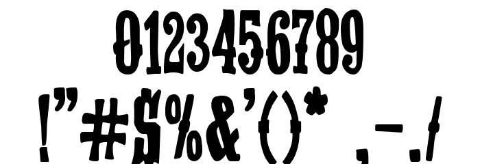 The West Undertaker Font OTHER CHARS