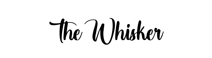 The Whisker  नि: शुल्क फ़ॉन्ट्स डाउनलोड