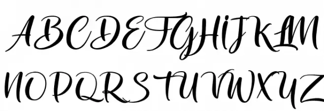 The Whisker Schriftart Groß