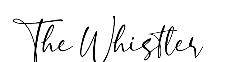 The Whistler  नि: शुल्क फ़ॉन्ट्स डाउनलोड