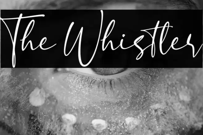 The Whistler फ़ॉन्ट examples