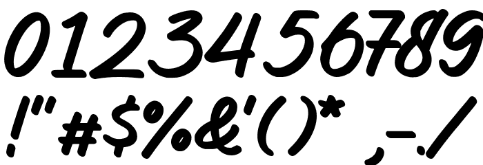 The Wild Chaos Demo Version Font OTHER CHARS