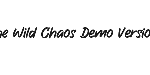 The Wild Chaos Demo Version Logo