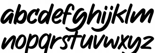 The Wild Chaos Demo Version Schriftart Kleinbuchstaben