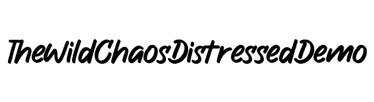 The Wild Chaos Distressed Demo  Скачать бесплатные шрифты