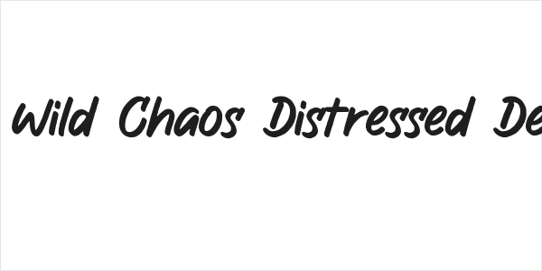 The Wild Chaos Distressed Demo Logo