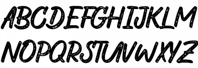 The Wild Chaos Stamped Demo Ver Schriftart Groß