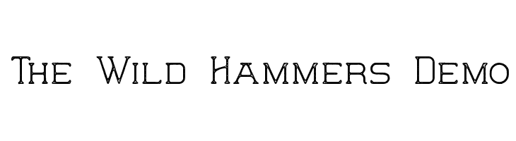 The Wild Hammers Demo  Fuentes Gratis Descargar