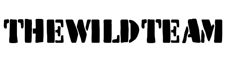 The Wild Team  フリーフォントのダウンロード