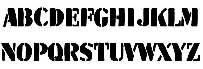 The Wild Team Font LOWERCASE