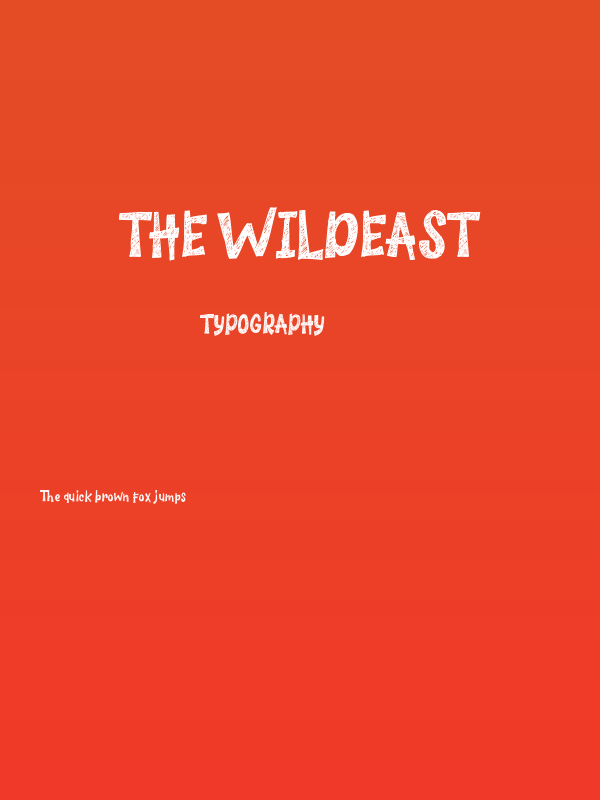 The Wildeast Poster