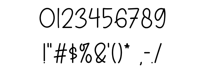 The Wildroot Font OTHER CHARS